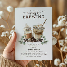 Moderne 'Ein Baby braut sich zusammen' Kaffee-Baby