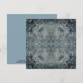 Moderne, eine Art Abstrakte Kunst in einer foggisc Karte