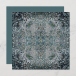 Moderne, eine Art Abstrakte Kunst in einer foggisc Karte