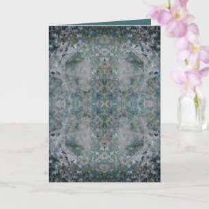 Moderne, eine Art Abstrakte Kunst in einer foggisc Karte