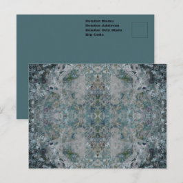 Moderne, eine Art Abstrakte Kunst in einer foggisc Postkarte