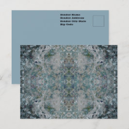 Moderne, eine Art Abstrakte Kunst in einer foggisc Postkarte