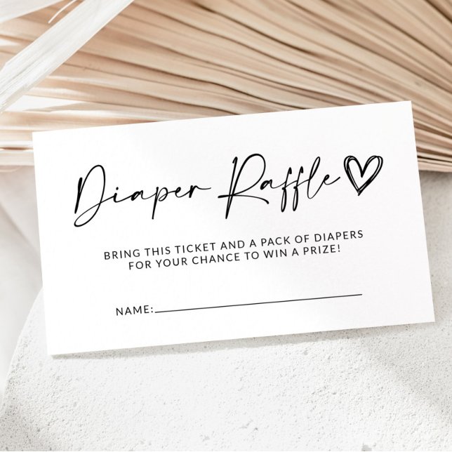 Moderne, einfache Babydusche-Windelwaschkarte Begleitkarte (Von Creator hochgeladen)