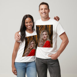 Moderne einfache benutzerdefinierte Ein-Foto-Präse T-Shirt