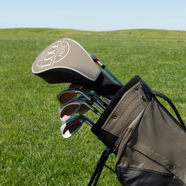 Moderne einfache benutzerdefinierte Firmenlogo-Mar Golf Headcover (In SItu)