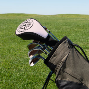 Moderne einfache benutzerdefinierte Geschäftslogo Golf Headcover