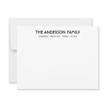 Moderne einfache Blockfamilie