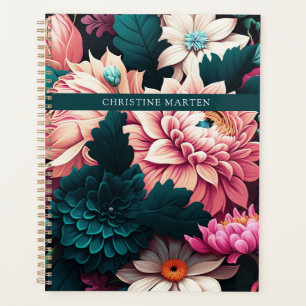Moderne, einfache Blume Planer