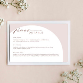 Moderne, einfache Bohemische Arschdetails-Einschlu Einladung