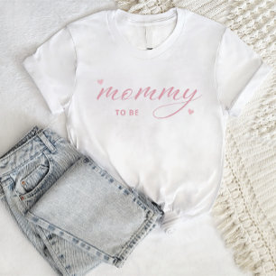 Moderne einfache Boho Baby Dusche Mommy to Be T-Shirt