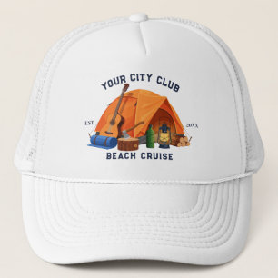 Moderne einfache Camping-Wochenend-Junggesellinnen Truckerkappe