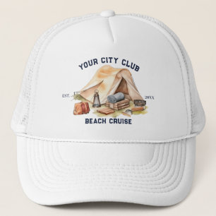 Moderne einfache Camping-Wochenend-Junggesellinnen Truckerkappe