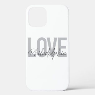 Moderne, einfache, coole Design-Liebe Philadelphia Case-Mate iPhone Hülle