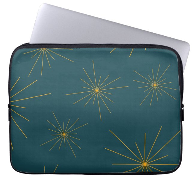 Moderne, einfache, coole, trendige Lichtabstraktio Laptopschutzhülle (Vorderseite)