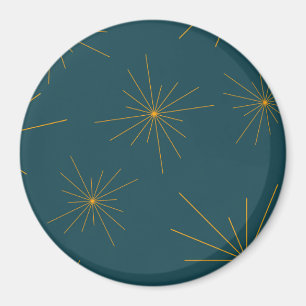 Moderne, einfache, coole, trendige Lichtabstraktio Magnet