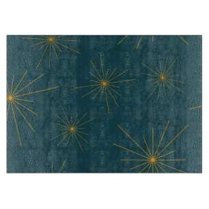 Moderne, einfache, coole, trendige Lichtabstraktio Schneidebrett