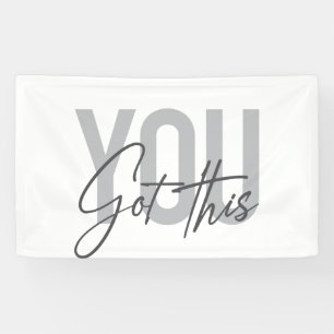 Moderne, einfache, coole Typografie Got Sie Banner