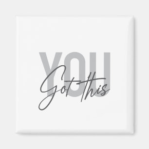Moderne, einfache, coole Typografie Got Sie Magnet