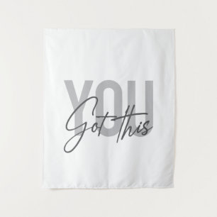 Moderne, einfache, coole Typografie Got Sie Wandteppich