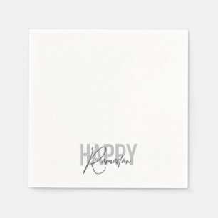 Moderne, einfache, coole Typografie von Happy Rama Serviette