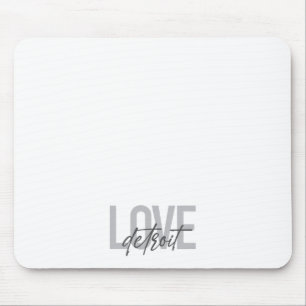 Moderne, einfache, coole, urbane Design Liebe Detr Mousepad
