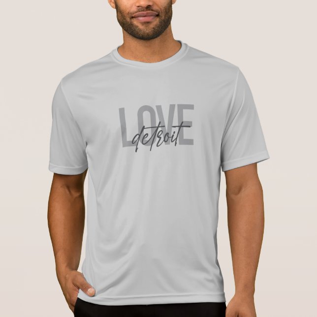 Moderne, einfache, coole, urbane Design Liebe Detr T-Shirt (Vorderseite)