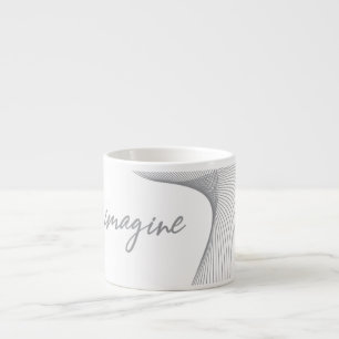 Moderne, einfache, elegante Grafikdesign von Imagi Espressotasse