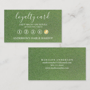 Moderne einfache elegante Typografie Treuekarte Visitenkarte