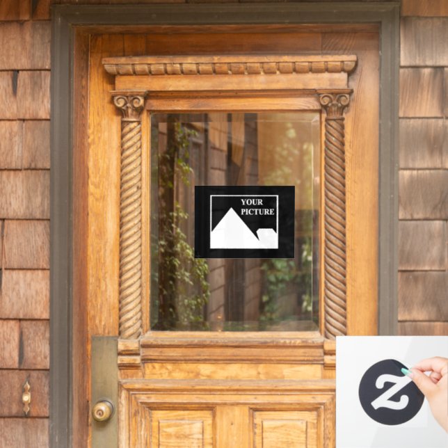 Moderne Einfache Erstellung eines eigenen Hochzeit Fensteraufkleber (Haustür)