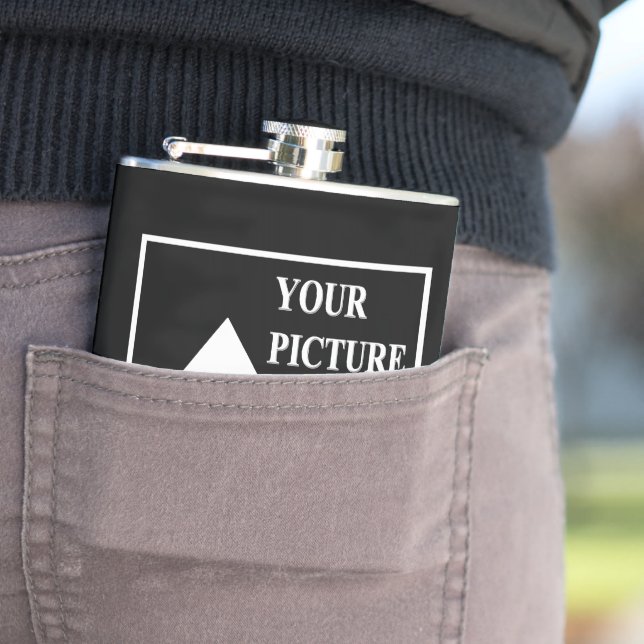 Moderne Einfache Erstellung eines eigenen Hochzeit Flachmann (Beispiel)