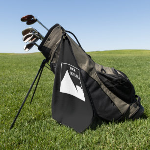 Moderne Einfache Erstellung eines eigenen Hochzeit Golfhandtuch