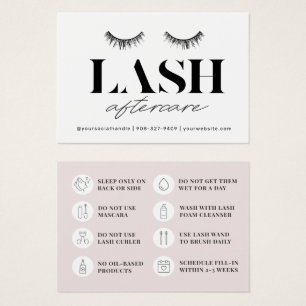 Moderne einfache Eyelash-Erweiterungen Lash Afterc