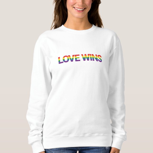 Moderne, einfache, farbenfrohe, lebendige Design-L Sweatshirt (Vorderseite)