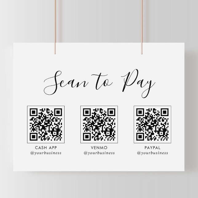 Moderne einfache formale QR-Prüfung zum Bezahlen v (Von Creator hochgeladen)