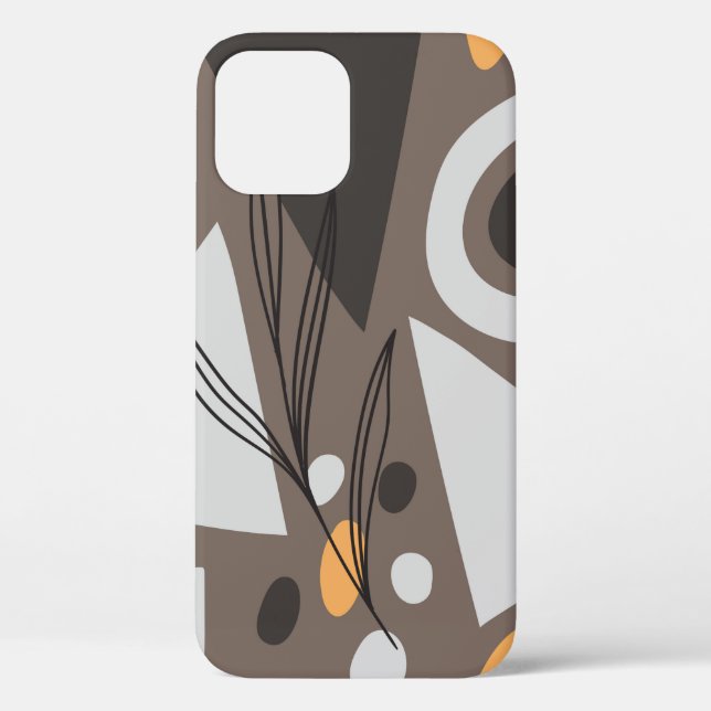 Moderne, einfache Formen nahtlos Muster-Design. Sc Case-Mate iPhone Hülle (Rückseite)