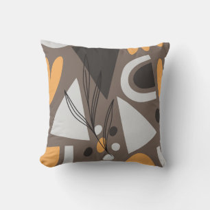 Moderne, einfache Formen nahtlos Muster-Design. Sc Kissen