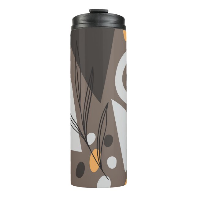 Moderne, einfache Formen nahtlos Muster-Design. Sc Thermosbecher (Vorderseite)