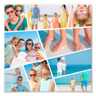 Moderne, einfache Fotos für 9 Bilder - Collage Fotodruck