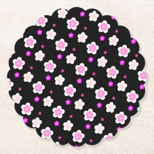 Moderne, einfache Frühlingshaftigkeit Blume Gefäll Untersetzer