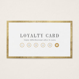 Moderne, einfache Gold-Grenze-Visitenkarte