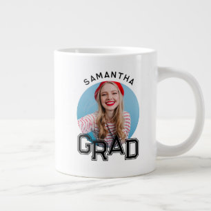 Moderne einfache High School Abschlussfoto Abschlu Jumbo-Tasse