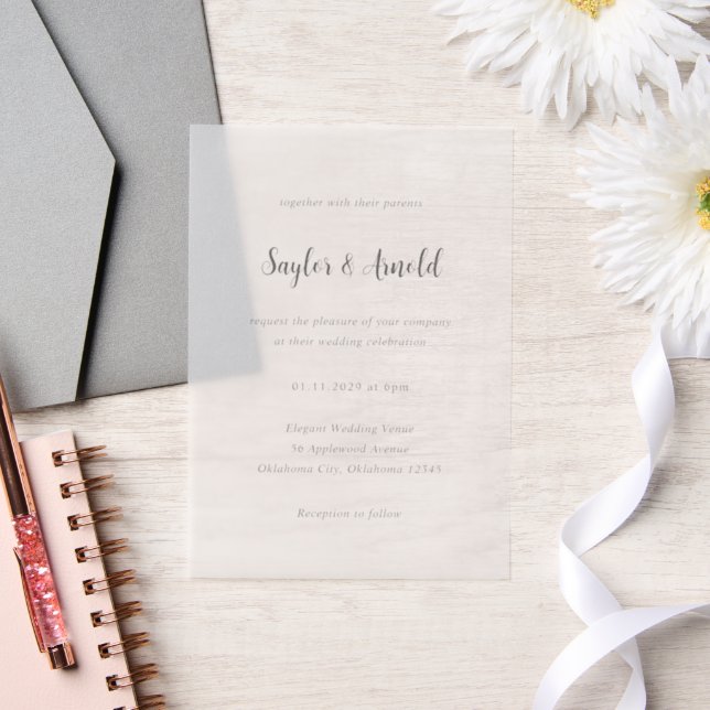Moderne einfache Hochzeit (Hochzeit)