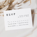 Moderne einfache Hochzeitkarte Begleitkarte<br><div class="desc">Diese moderne elegante Hochzeitskarte ist minimalistisch gestaltet. Alle Farben können bearbeitet werden. // Für passende Designs,  suchen Sie "HARLOW" im Sincerely By Nicole Zazzle Store. * Wenn Ihnen dieses Design gefällt,  Sie es aber nicht für etwas finden,  das Sie suchen,  wenden Sie sich bitte jederzeit an mich:)</div>