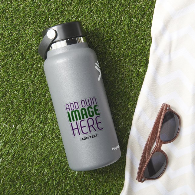 MODERNE EINFACHE, KLARE BILDTEXTVORLAGE AUFKLEBER (HydroFlask Insitu)