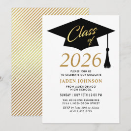 Moderne Einfache Klasse der Graduierungspartei 202 Einladung