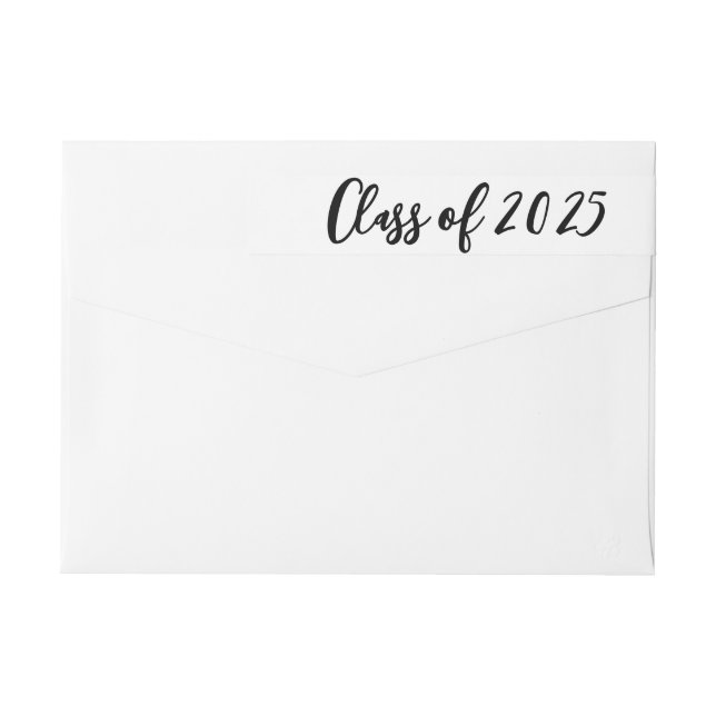 Moderne einfache Klasse des Typografy Graduate 202 (Rückseite)