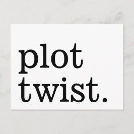 Moderne, einfache Lässige Hochzeitspause Postkarte