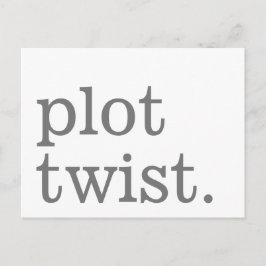 Moderne, einfache Lässige Hochzeitspause Postkarte