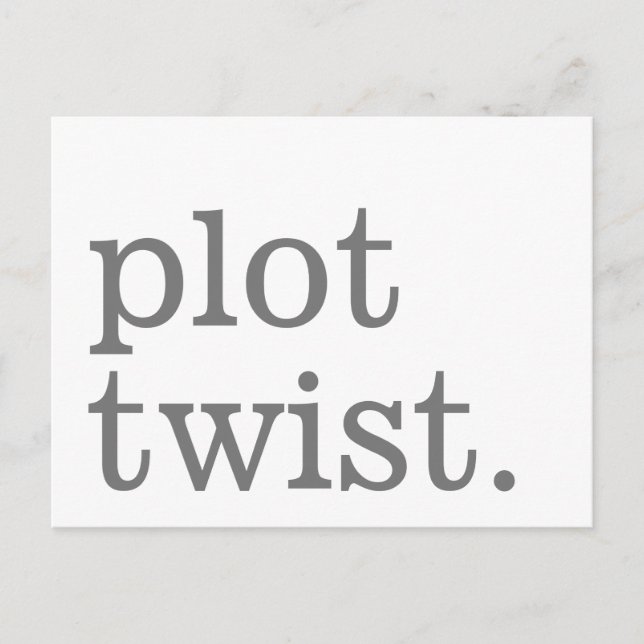 Moderne, einfache Lässige Hochzeitspause Postkarte (Vorderseite)