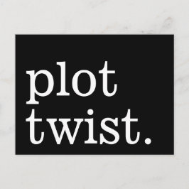 Moderne, einfache Lässige Hochzeitspause Postkarte